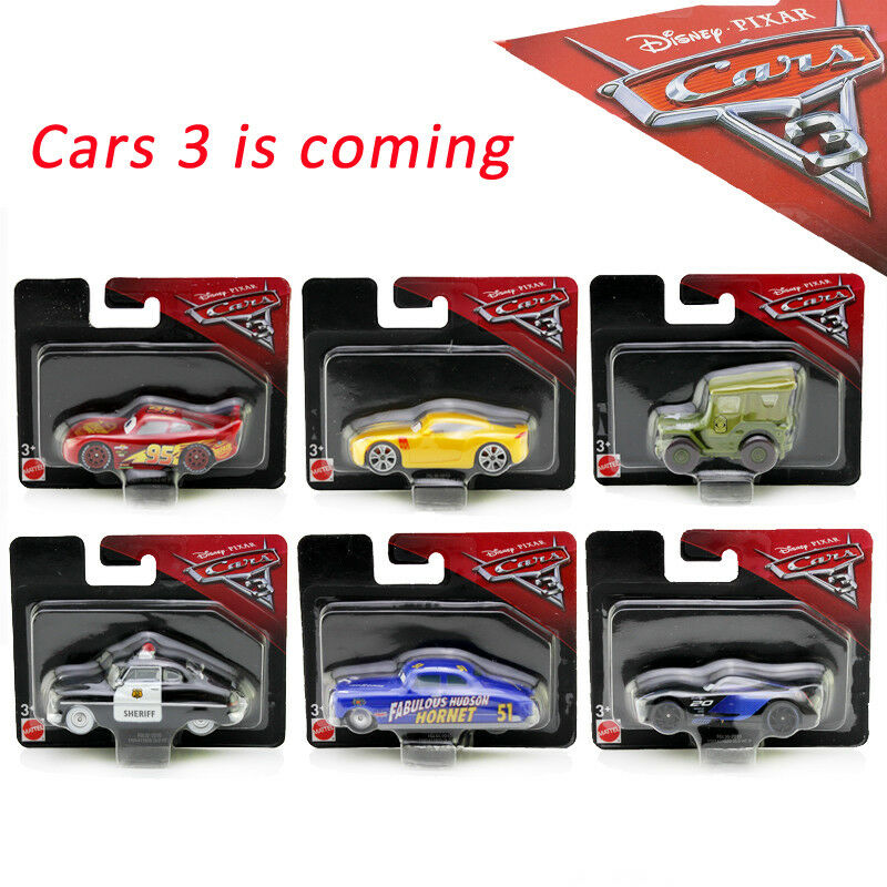 Mt Cars 3 Mcqueen Jackson Storm Cruz Ramirez Plastic Toy Car 1:55 Kids Vehicle